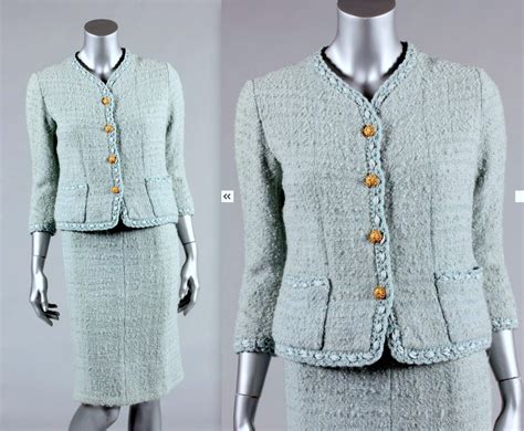 how to buy a chanel suit|vintage chanel tweed suit.